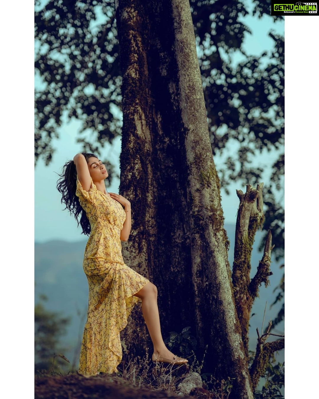 Deepti Sati Instagram - Into the woods ! Clicked by @rahulmsathyan . . . . #goldenhour #goldenlight #mood #nature
