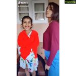 Deepti Sati Instagram - When we are literally in sync 🤪😁 #timetravel #finally #followingthetrend #cutiepie #impromptu #tiktok #tiktokindia #kuttithennal @kutti_thennal 💕💕💕