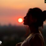 Deepti Sati Instagram - I love sunsets and the feel it gives .. like literally 😁💕😀 #sunsets #sunsetlover #kisses #feels #love 📸 @rejibhaskar_