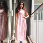 Deepti Sati Instagram – Feeling all easy breezy during the promotions for Driving license …
Wearing this simple cute pink kurta top from @maria.tiya.maria 
#DrivingLicence #runningsuccessfully #happy #grateful