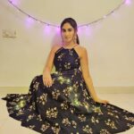 Deepti Sati Instagram - Giving me twirly feels @asrumo_in ✨💕 #festiveseason #festivemonth #indianwear #twirls #lights