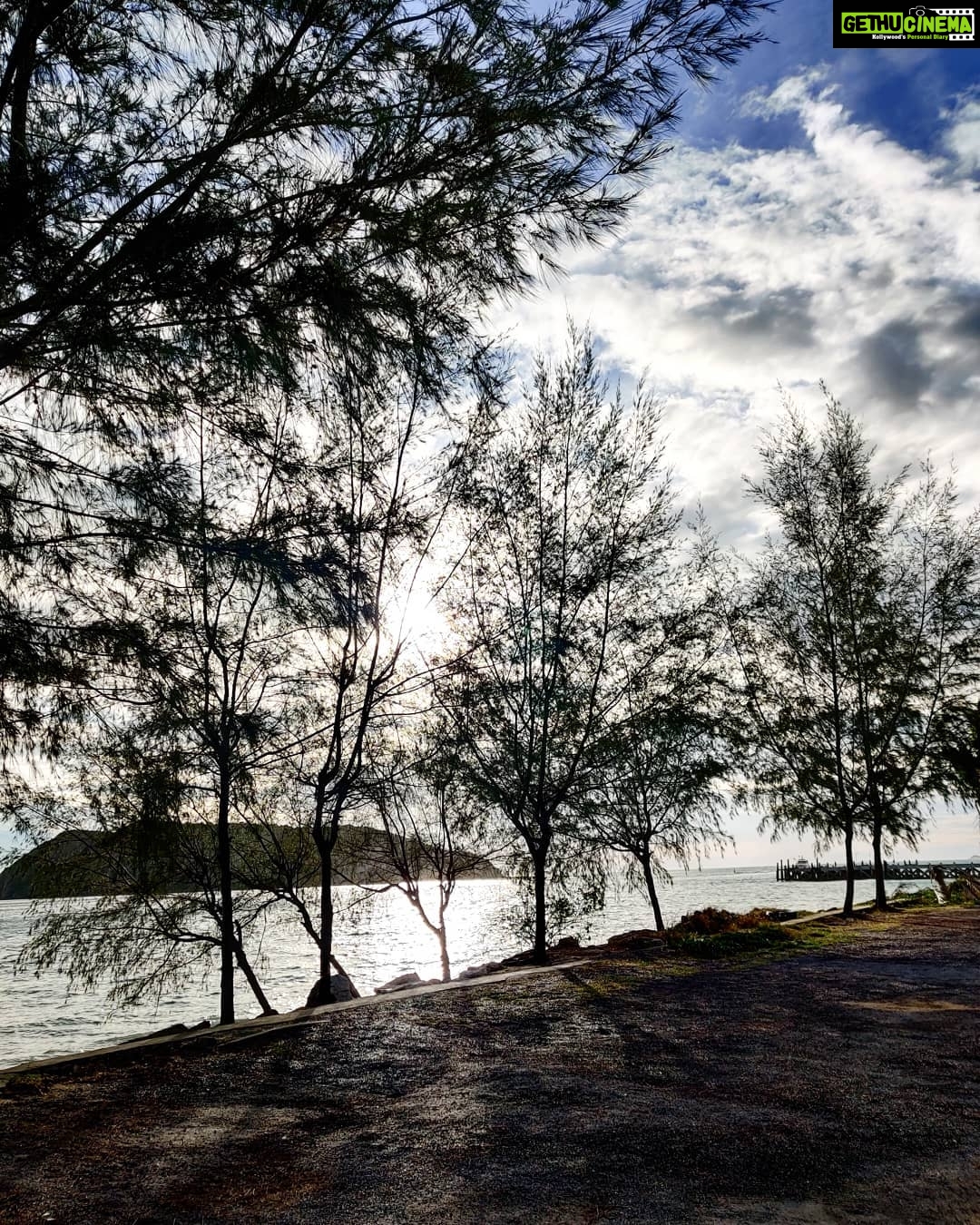 Deepti Sati Instagram - Itnaaaaa 'sun'ataaa 🌥️🌤️ Privileges of the proffesion 🥰 #travelpostcard #sun #tree #peace #unique #bluesky #cloudlove