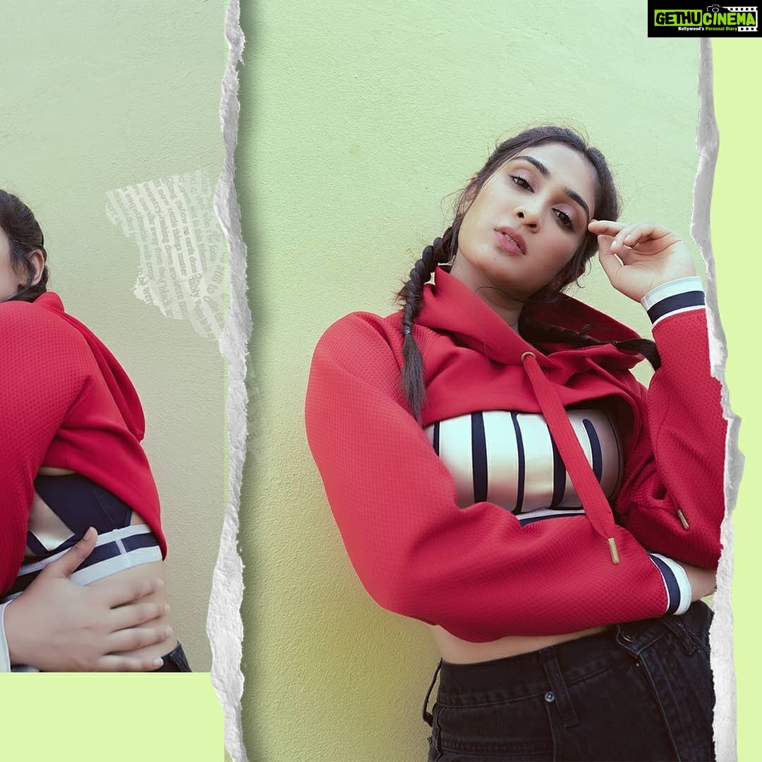 Deepti Sati Instagram - Hoodie on, hair tied, chillin with myself mode on.... Captured by the very talented @albert_will.i.am #hoodiestyle #streetstyle #streetwearfashion #justbeing #justbeingme #puma #pumawomen