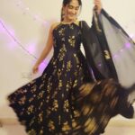Deepti Sati Instagram - Giving me twirly feels @asrumo_in ✨💕 #festiveseason #festivemonth #indianwear #twirls #lights
