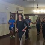 Devadarshini Instagram – My daughter @niyathiofficial ‘s very first class as a zumba trainer. Super graceful and super exhausting! Keep it up girl❤ A little green studio