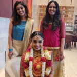 Devadarshini Instagram - I've known this girl since she was an infant @priyaponvannan and today she's a beautiful bride! God bless Priya and Vignesh. So happy for my friend saranya @_dsoft_ ❤