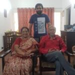 Devadarshini Instagram - Thank you #sasikumar sir for visiting my parents today. My dad had a fanboy moment. It was very kind of you to take time out of your busy schedule😊