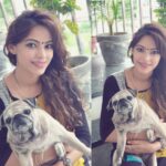 Devshi Khandur Instagram – Devshi & jadu ❤
#pug #love #baby #cute #mylife #pet #angel #best #devshikhanduri #jadu