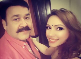 Devshi Khandur Instagram - So happy to share screen with legend great actor mohanlal who is institution himself for acting. Not only that he is beautiful soul very humble, kind and down to earth and his magical charismatic aura wins everyone's heart for sure . Will look forward to do many more movies with him in future . @devshikhanduri @actormohanlalofficial #legend #mollywood #mohanlaltheking # #movie #oppam #sucessparty #101days #runningsucessfully #feelingblessed #bollywoodactress #mollywoodking #mohanlal Kochi, India