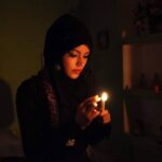 Devshi Khandur Instagram – @devshikhanduri #moviescene #incharacter #kheltoabbshuruhoga #musictseries #batrashowbizrelease #muslimgirl #burka #parda #hijab #candle #candlelight #performanceoriented #serious #natural #dimlight #nomakeup #simpleisbeautyful #zara #urdu #devshikhandurilatest #latestmovie #watchsongsontv #light #dark #night #readthispic #desilovestory #itshot #follow