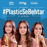 Dia Mirza Instagram - Leading by example always 💚 @diamirzaofficial, @unep Goodwill Ambassador and @unsdgadvocates has been choosing #PlasticSeBehtar in her daily life! 🙌 Here she explains how ☝️ Join her and share your #BetterThanPlastic photos, videos and stories with us! @uninindia . . . . . . #PlasticSeBehtar #BetterThanPlastic #PlasticPollution #Plastic #Pollution #DiaMirza #ChooseBetterThanPlastic #PlasticPollution #Pollutants #ecofriendly #Sustainable #EnvironmentFriendly #Environment GoGreen #SayNoToPlastic