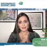 Dia Mirza Instagram – I was honored to be invited to join Raymond Khoury – P&G Senior Vice President, Haircare IMEA, to deliver an important message of hope at the 2022 Procter & Gamble AMA Sustainability Summit.

The Sustainable Development Goals are the North Star and if they are adopted and implemented everywhere we have a genuine chance of solving some of the biggest problems we face within this decade. Brands find a way into so many hearts and homes.
If more brands like P&G leverage their power to drive change, there is hope for the planet. Let’s all stand up for values that drive change 🌏🦋
#HopeForOurHome and #ItsOurHome
#SDGs #GlobalGoals