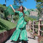 Eshanya Maheshwari Instagram - She’s an old soul with young eyes, A vintage heart, and a beautiful mind. ☺️✨😁 Outfit- @lavanyathelabel Picture courtesy- @dailyverve Location- @blankemunnar #travel #instatravel #travelblogger #fashionblogger #styleblogger #lifestyleblogger #kerala #eshanyamaheshwari #desigirl #indianlook Blanket Hotel and Spa