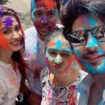 Eshanya Maheshwari Instagram - Happy Holi!!! 🟠🟡🟢🔵🟣