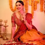 Eshanya Maheshwari Instagram - May Lakshmiji fill your life with immense love, friends and moments of happiness that you are never short in life. And May this festival of lights fill your life with joy and happiness, prosperity and good health. I wish you all and your family a very Happy Diwali✨✨🪔🪔😇😇❤️❤️ Outfit designed by @maheswariswati H&M by Me 🙋🏻‍♀️ Photography by @ajayyparmar Decor by @maheswariswati @bhavikamaheswari10 @aayush._20 #happydiwali #diwali #diwalilook #diwalioutfit #diwalidecorations #diwaliphotography #picoftheday #lookoftheday #ootd #esshanya #esshanyamaheshwari #fashionista