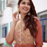 Eshanya Maheshwari Instagram - YOU GLOW DIFFERENTLY WHEN YOU’RE HAPPY 😃☺️ Outfit @missa_more_clothing Shot by @ajpictography M&H @shivani_jharia Styling @riyabhatu_ Location @famousworkingcompany #happiness #smile #perfectdress #indian #missamoreclothing #styleblogger #ootdfashion #missamore Famous Working Company