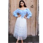 Eshanya Maheshwari Instagram - She was not fragile like a flower, She was fragile like a bomb. #attitude😎 #beyourself #styleblogger #fashionblogger Top- @faballey 🕶- @mapra_accessories Photography- @ibphotography27