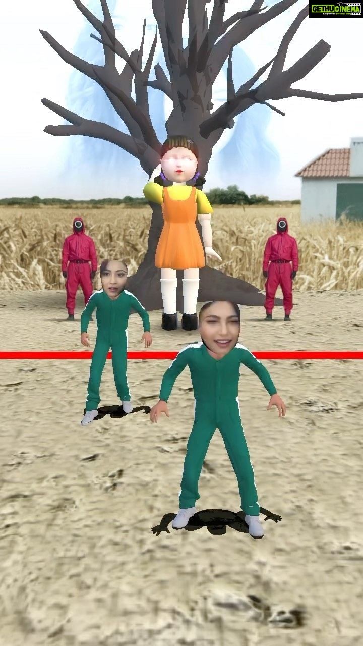 Eshanya Maheshwari Instagram - Playing #redlightgreenlight ππ»ββοΈ #squidgame was fun to watch but playing this game was more fun ππ€£ PS: donβt be scared by our laughter π we were just being ourselves Silly and funny π€ͺ #redlightgreenlightchallenge #newgame #fun #friends #bts #reels #reelsinstagram #instagood #instadaily #trending #trendingreels #reelitfeelit
