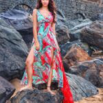 Eshanya Maheshwari Instagram - Beauty is an art, not everyone can create ✨💫 #shein #sheinbeachseason #sheingals #rishinakandhariphotography Outfit- @shein_in @sheinofficial Search id for this dress- 527125 Use coupon code SHSW05 and get 10% off Photo courtesy- @rishinakandhari