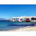Eshanya Maheshwari Instagram - There’s no time to be bored in a world as beautiful as this. #mykonos #littlevenice #greece🇬🇷 #travelblogger #instatravel Mýkonos, Kikladhes, Greece