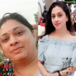 Eshanya Maheshwari Instagram - when my mom takes #10yearchallenge 😍 I am so proud of you mom 👏🏻✨ Now you all know where I get my inspiration from 😍😁🤗 @maheswariswati 👏🏻 my mom is my idol 😘 she fought really hard for herself and achieved what she always looked for 💁🏻‍♀️ I am trying to be her in every way I know I can’t 🙈 because she’s just amazing 😘 but thank you @maheswariswati for being my inspiration and my support and everything 😘 even though I irritate you to such levels that you just wanna kick me out of house 🤣🤣🤣 but I know tumse naa hopayega 😜 pyaar jo karti ho mujhe itna 👻🥰💕#myidol #mymom Mumbai, Maharashtra