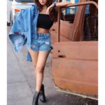 Eshanya Maheshwari Instagram - “IN WORLD FULL OF TRENDS, I WANT TO REMAIN CLASSIC “ 😉 denim jackets are always classy choice ✌🏻pick your perfect fit 💁🏻‍♀️@rawgmv And get 30% off by using code “ESHANYA30” #denimjacket #denimlover #rishinakandhariphotography #eshanyamaheshwari Outfit 🧥 - @rawgmv Photography📸 - @rishinakandhari Mumbai, Maharashtra