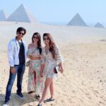 Eshanya Maheshwari Instagram - Amazing day 😍 in EGYPT 🇪🇬 #EGYPT #pyramidsofgiza #sphinx #cairo #egypt Pyramid,Giza,Egypt