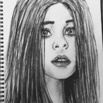 Eshanya Maheshwari Instagram - #mysketchbook #latenightsketching #thoughtsonpapers #✌🏻🤗