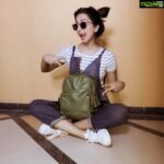 Eshanya Maheshwari Instagram – Going crazy 😜 over my @onebox_happiness bag pack 👻😍#becrazy #bemad #beclassybaby #befashionable #bestylishlybeautiful