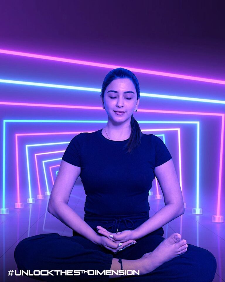 Eshanya Maheshwari Instagram - Yoga is a key to unlock the fifth dimension. People who focus on yoga have their own universe. #POVA5G #UnlockThe5thDimension #TECNO #TECNOMobiles #ComingSoon @tecnomobileindia