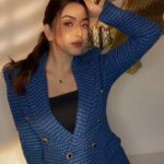 Eshanya Maheshwari Instagram - Sometimes you Gotta be A Beauty and A Bossy 😉💙✨ #bosslady #ootd #fashionista #styleblogger #esshanyamaheshwari #esshanya