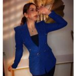 Eshanya Maheshwari Instagram - Boss Bitch energy only ✨💙😉 #bosslady #bossbitch #ootd #fashionblogger #styleblogger #esshanyamaheshwari #esshanya