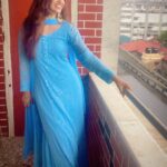 Eshanya Maheshwari Instagram - 💙 Darling…. You are Magic ✨🧿 #blue #💙 #favorite #smile #festival #festivewear #festivalsofindia #ganeshchaturthi #ootd #esshnaya