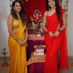 Eshanya Maheshwari Instagram – Ganpati Bappa Morya 😇🙏✨

It’s that time of the year again!!!
Bappa is finally home to shower his blessings on all of us 😇

Saree by @maheswariswati 
Photography by @portraitsbyvedant 

#ganeshchaturthi #ganpatibappamorya #ganpatibappa #festival #festivevibes #festivewear #festivalsofindia #esshanya #esshanyamaheshwari #ootd #sareelove #red #red❤️