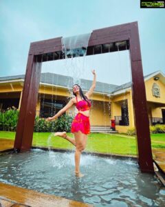 Eshanya Maheshwari Instagram - Try to be a rainbow 🌈 in someone’s cloud. @tropicalretreatigatpuri @zuper_solutions #happiness #jowy #selflove #nature #beauty #staycation #vaction #picoftheday #esshanya Tropical Retreat Resort, Igatpuri