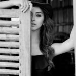 Eshanya Maheshwari Instagram - Eye contact is way more intimate Than words will ever be. . . photography- @nidhimehtaphotography Venue- @setsinthecity.in . . #sassy #classy #badass #cowgirl #blackandwhite #instagram #lookoftheday #ootd #instafashion #esshanyamaheshwari #esshanya Sets in the City