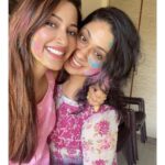 Eshanya Maheshwari Instagram - Don’t let anything kill the festive vibe ✨ Stay home and play safe holi with the loved ones 😃😇 Colours of happiness and joy are the most beautiful colours of life😃💛 hope they stay forever in your life... 😇 Wishing you a very happy holi ❤️🧡💛💚💙💜 . . #holi #holi2021 #safeholi #family #colours #festivalofcolors #indianfestival #esshanya Home Sweet Home