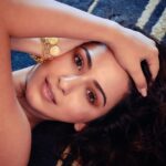 Eshanya Maheshwari Instagram - Her eyes have their own vocabulary. What a beautiful language to learn. . . Accessories- @gyaraaccessories MUA- @kajolrpaswwan Hair- @shefc__2616 Stylist- @simran_kabra Assisted by- @styledbyharmeetmatta Photographer- @ajayyparmar #fashion #style #vogue #love #selflove #badass #photoshoot #actor #model #poser #trending #styleblogger #fashionblogger #instablogger #boi #esshanya
