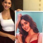 Eshanya Maheshwari Instagram - Aailaaaa same to same🤔😍🤗 Thanks. @nehasharmaartworks For such beautiful 🤩 painting... . . #painting #portrait #art #artworks #myportrait #esshanya #nehasharmaartworks