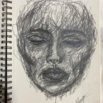 Eshanya Maheshwari Instagram - I don’t even know what’s wrong with me anymore, All I need is a break from My own thoughts... -E . . #thoughtsonpaper #lostinthoughts #art #abstractart #eshanyamaheshwari
