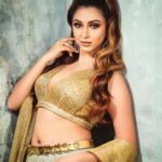 Eshanya Maheshwari Instagram - The joy of dressing is an art, and designers are artists..✨😍 Outfit- @shantanunikhil Jewellery- @swarovski Styled by- @simran_kabra Makeup- @kajolrpaswwan Hair- @hairtrendzbysmita Shot by- @israniphotography . . #photoshoot #designer #lehnga #indianbride #poser #fashionblogger #model #styleblogger