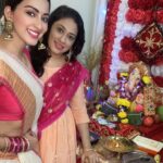 Eshanya Maheshwari Instagram - This year is been very Stressful for All of us, But everything seems to be better now With god grace 😇 So on this auspicious day Let’s pray together for better health and happiness .. #ganeshchaturthi2020 #ganesha #ganpatibapamoriya #indianfestival Home Sweet Home ❤