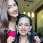 Eshanya Maheshwari Instagram - Cheers to our beautiful and crazy bond 💕🤗 @bhavikam91 all my life you have been there. You picked me up when I was down. You encouraged me when I had doubt. And you always loved me even when I piss you off 🙈 thank you my dear sister for everything 💕🤗.... Yes it’s lucky to have a brother But it’s a blessing to have a sister who protects like a brother, loves like a mother, cares like a father and spoils me like a Bestie Blessed to have you @bhavika1091 in my life 😇😘🤗❤️ You are the best gift from god to me love you 😘 ❤️ I need you in my life always , lot’s of love from your irritating, cute and most talented little sister 🤣😜 ❤️ happy Raksha Bandhan to you and everyone 🤗😁 . . Outfits by - @ambraee_ #rakshabandan #bondforlife #sisters #rakhibond #twinning #💕 #rakhi #sisterlove