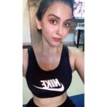 Eshanya Maheshwari Instagram - I am making sure that I lose my cheat meal calories... 🙈🍕🤤😅🏋️‍♀️ #burnthefat #workout #fitness #goals #stayhome #staysafe #lockdown #quarantineworkout #eshanyamaheshwari