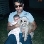 Evelyn Sharma Instagram - Happy Valentine’s Day y’all 😍 ugh I’m so in love with these three googly eyed creatures forever and always! 🤪 #familia #inlove #myforevervalentines
