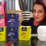 Falguni Rajani Instagram - I recently discovered this amazing immunity boosting detox tea and spa tea! Its addictively tasty and great for weightloss as well. The spa tea makes you actually feel like you are in a Spa. By @cambridgeteapartyofficial . Get it from Amazon!
