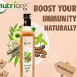 Falguni Rajani Instagram - In a time when immunity has become the foremost priority it is also important that you dont consume just about anything in the name of immunity.you should rely on natural,pure,herbal and ayurvedic products for the benifits of your immune system.nutriorgorganic immunity booster juice is a blend of 10 natural herbs grown organically.it is 100% natural and unadulterated You must try their other products too Like 1) Giloy tulsi neem juice 2) Amla juice 3) Ayush kwath kadha