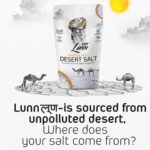 Falguni Rajani Instagram - Hiiii guys this lunn salt is fab its so natural I personally consume it in day to day life Salt is like air and water .... We consume daily... So why to compromise... It is an indian origin natural salts Please Try your self once and feel the difference So "Change your salt... Change your life..." Lunn is fair trade certified which ensures the farmers are paid three times their regular income in salt harvesting. Being harvested in desert of Rajasthan it is free from micro plastics which is found in sea salt. Feel the difference by tasting the raw salt, you will get a tangy flavour and in 5-10 seconds there is no after taste unlike your regular salt which is harsh salty with no minerals. You can buy from @amazondotin Or dm @lunn_salt