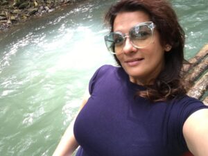 Falguni Rajani Instagram - Bamboo rafting