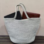 Falguni Rajani Instagram - @saproserugs Brand saprose is pioneers in manufacturing premium braided home textiles (table mats, table accessories, decorative baskets & more) All their braided products are manufactured by women employees who are vocationally trained by them as a part of their empowerment program. This braided basket bag is washable, water absorbent, quick drying with fast colors & stain resistant E selling website —www.saproseretail.com FALGUNI100–Use this coupon code to get RS100/- off Outfit by @fabclub_official